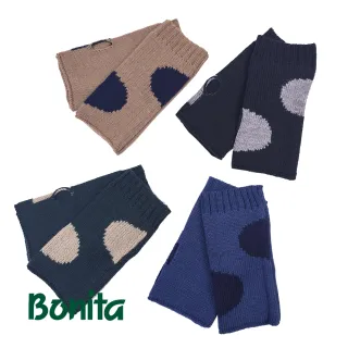 【Bonita 葆倪】大圓點無指毛線手套-962-4520(日本進口手套)