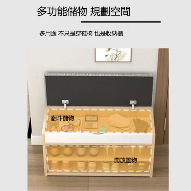 【E家工廠】鞋櫃 穿鞋椅 翻蓋收納 換鞋櫃 收納換鞋椅 儲物凳 穿鞋凳 收納凳 換鞋凳(093-HY穿鞋椅)