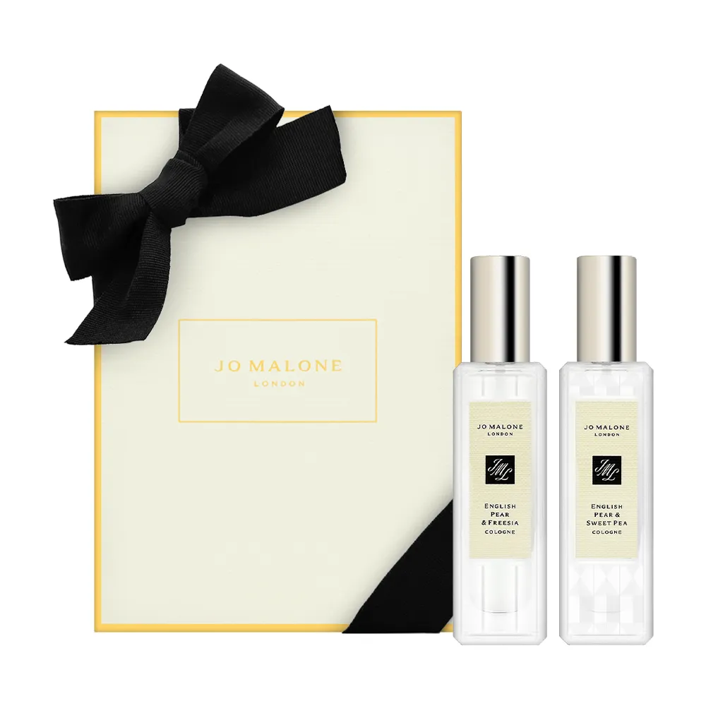【Jo Malone】香水兩入組 30ml*2 多款任選(國際航空版/藍風鈴/牡丹/英國梨/甜豌豆)