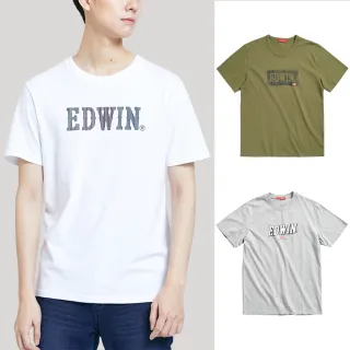 【EDWIN】男裝 網路款 純棉LOGO短袖T恤(共10款)