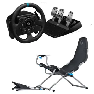 【Logitech 羅技】S級福利品 G923賽車模擬電競方向盤  支援PS PC(贈Playseat 或 NLR 專業賽車椅)