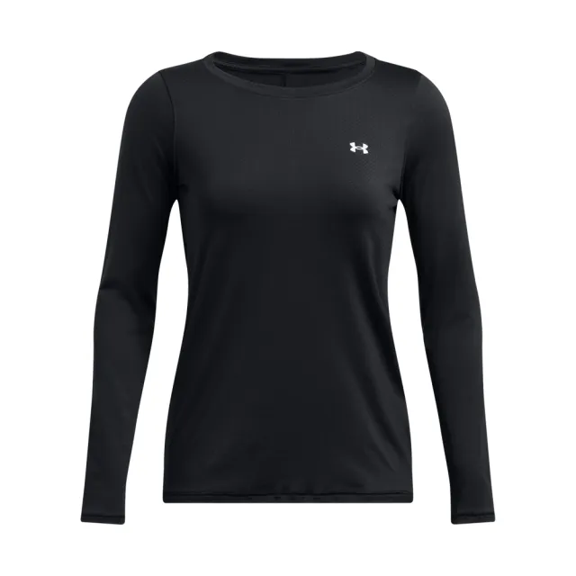 【UNDER ARMOUR】UA 女 Tech Mesh 長袖T-Shirt_1328966-002(黑色)