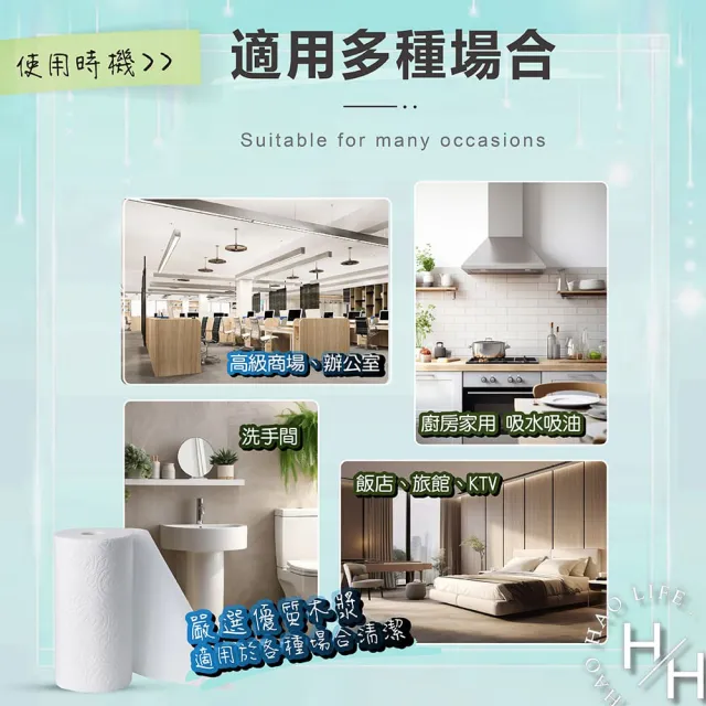 【Kirkland Signature 科克蘭】日本製隨意撕特級廚房紙巾(160張 X 12捲 衛生紙)
