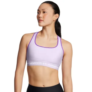 【UNDER ARMOUR】UA官方直營 女 Crossback 中衝擊運動內衣_1361034-535(紫色)