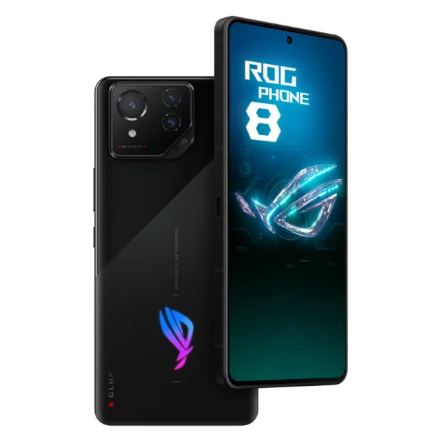 【ASUS 華碩】ROG Phone 8 5G 6.78吋(16G/512G/高通驍龍8 Gen3/5000萬鏡頭畫素/AI手機)(口袋行電組)