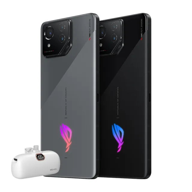 【ASUS 華碩】ROG Phone 8 5G 6.78吋(16G/512G/高通驍龍8 Gen3/5000萬鏡頭畫素/AI手機)(口袋行電組)