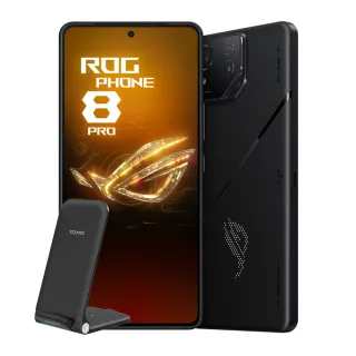 【ASUS 華碩】ROG Phone 8 Pro 5G 6.78吋(16G/512G/高通驍龍8 Gen3/5000萬鏡頭畫素/AI手機)(無線充座組)