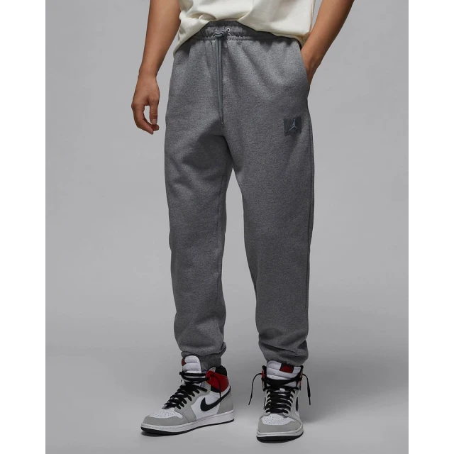 NIKE 耐吉 喬丹 長褲 休閒褲 運動褲 棉褲 男款 AS M J FLT FLC PANT 灰色(FV7252091)