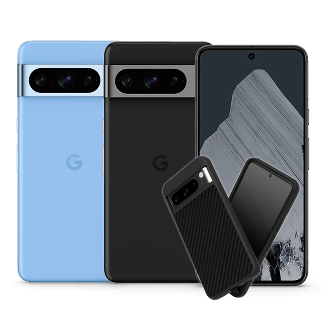 Google Pixel 8 Pro 5G 6.7吋(12G/256G/Tensor G3/5000萬鏡頭畫素/AI手機)(犀牛盾碳纖維殼組)