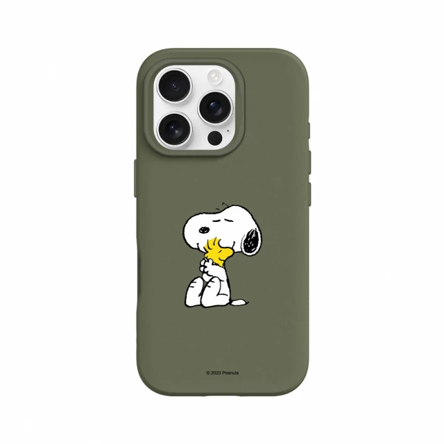 RHINOSHIELD 犀牛盾 iPhone 16系列 SolidSuit背蓋手機殼/史努比-經典-Snoopy&胡士托(Snoopy)