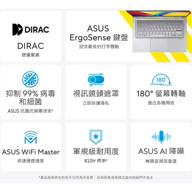 【ASUS】筆電包/滑鼠組★15.6吋i5效能筆電(VivoBook X1504ZA/i5-1235U/8G/512G SSD/W11)