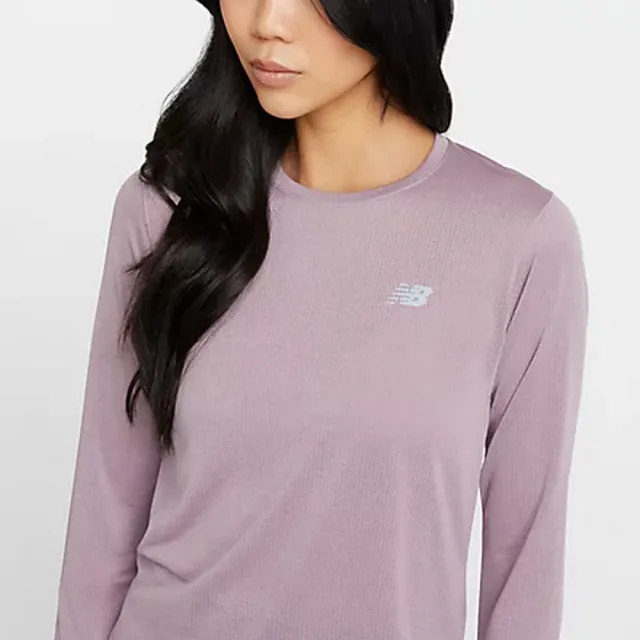 【NEW BALANCE】NB 長袖上衣 長袖上衣 女款 紫色(WT41256IWH-F)