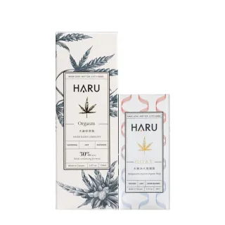 【HARU 含春】大麻雙重熱感高潮組(潤滑液+高潮液)