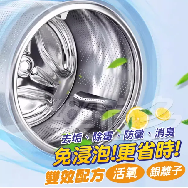 【樂適多】毛寶Ag+銀離子洗衣槽專用去污劑 2入組 MO1213(洗衣槽清潔 洗衣機清潔)