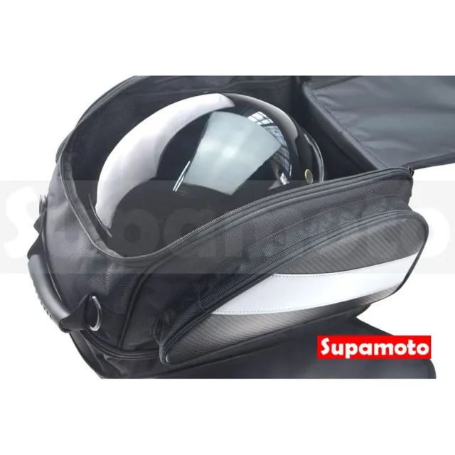 【Supamoto】檔車雙用油箱包―大 (全罩/防水/磁鐵/側背/手提/後背包/後座包/機車外掛包包)