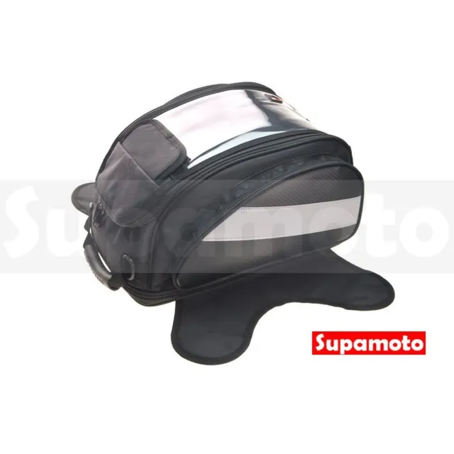 【Supamoto】檔車雙用油箱包―大 (全罩/防水/磁鐵/側背/手提/後背包/後座包/機車外掛包包)