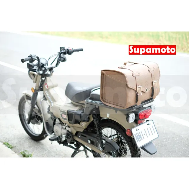 【Supamoto】DP11復古後座箱―大(皮革行李箱/復古檔車改裝/機車置物箱)