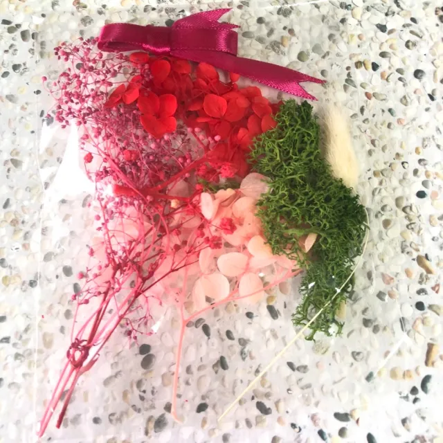 【A-ONE 匯旺】浮游花DIY材料包 永生情人草 天然乾燥花 永生花 植物果實 花藝 手做 乾燥花 不凋花 乾花 H45