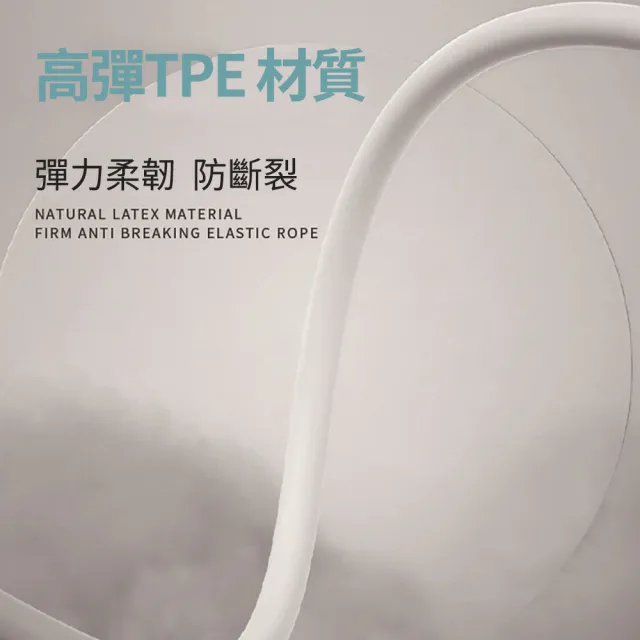 【灰熊厲害】150磅健身拉力繩+推拉桿-漸變色13件套(重訓拉力帶 彈力帶 拉力器 彈力繩 阻力帶)