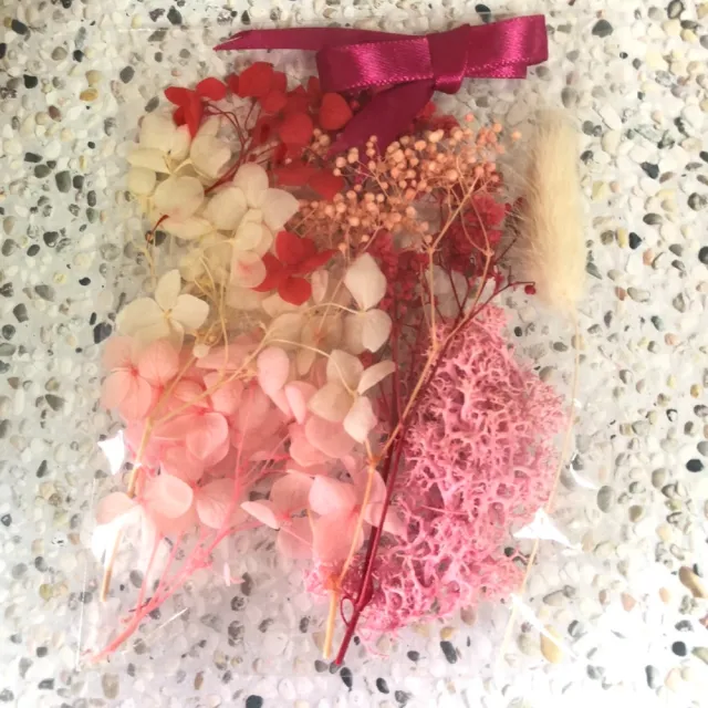 【A-ONE 匯旺】浮游花DIY材料包 永生兔尾草 綜合乾燥花材 乾燥綜合乾燥花材料 滿天星 卡斯比亞 蓬萊松 H43