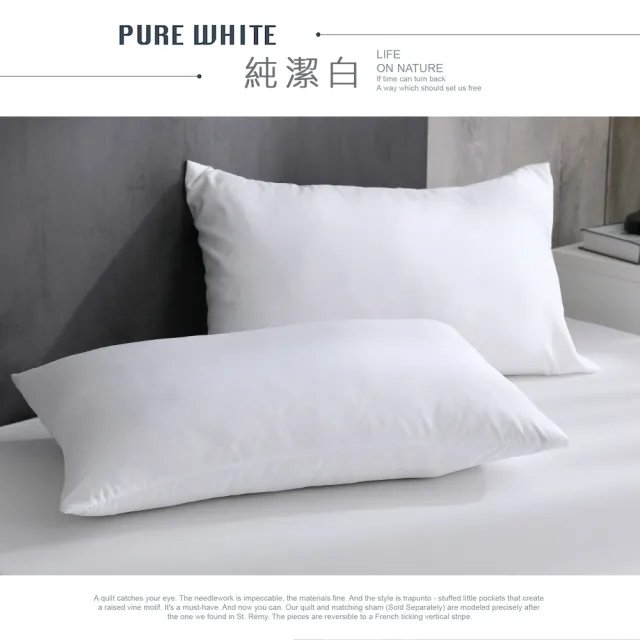 【ISHUR 伊舒爾】超防水透氣保潔墊枕頭套2入組(3M專利技術/台灣製造/多項SGS認證/枕套)