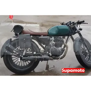 【Supamoto】MG55―長型車頭包 (皮革龍頭包/復古檔車改裝/側包/側箱/車尾包/加掛包包)