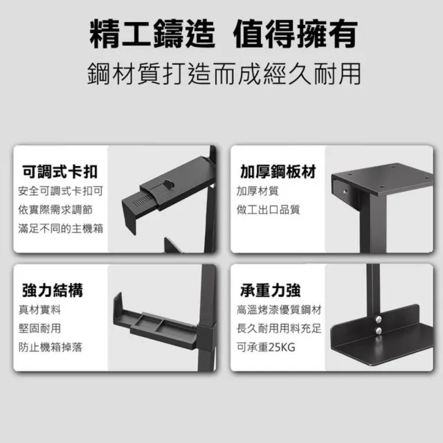 【SW】懸掛式主機架 主機架 桌下收納架(主機吊架 主機托架 側掛主機架 壁掛 機箱吊架 收納)