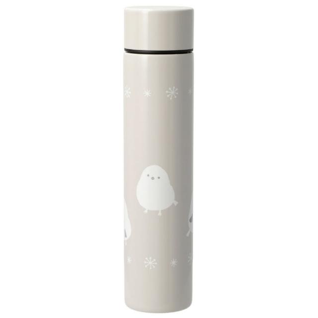 【NITORI 宜得利家居】不鏽鋼口袋保溫瓶 長尾山雀 SHIMAENAGA 180mL NC10(保溫瓶)