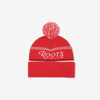 【Roots】Roots 配件- CANADA INTARSIA 毛帽(紅色)