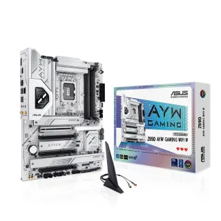 【ASUS 華碩】Z890 AYW GAMING WIFI W DDR5 主機板+Intel Core Ultra 7 265K 20核 20緒(M+C組合包)
