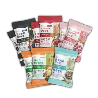 【頤珍滴雞精】東方養生綜合茶飲賞味10包組(紅棗 黑豆 青木瓜 枸杞 橄欖 茶)