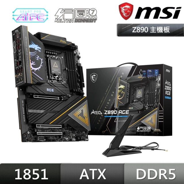 MSI 微星 MEG Z890 ACE DDR5 主機板(組合包)