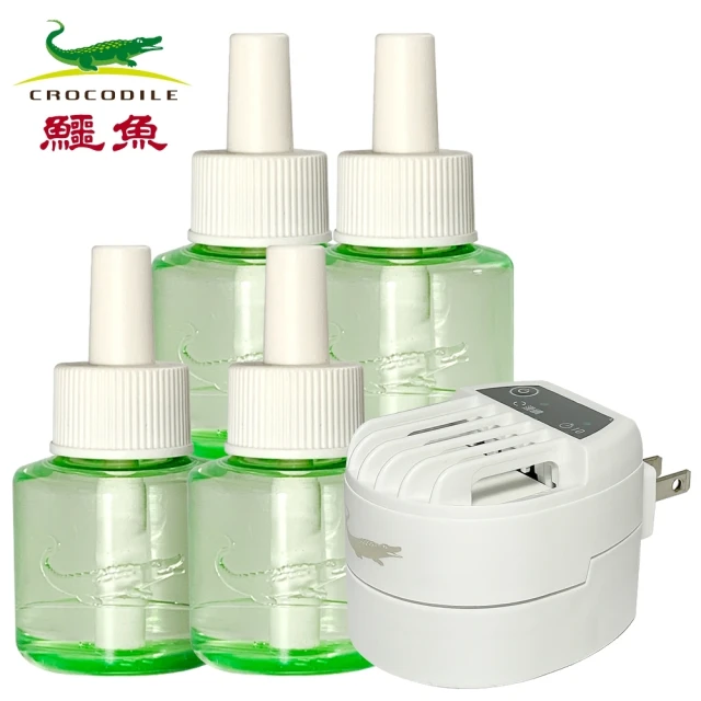 生活King 鱷魚液體電蚊香組(電蚊液3罐+蚊香座)好評推薦