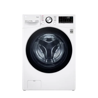 【LG 樂金】15公斤+2公斤〔TWIN Wash〕蒸洗脫迷你洗+WiFi蒸洗脫烘變頻滾筒-冰磁白(WD-S15TBD+WT-SD200AHW)