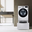 【LG 樂金】15公斤+2公斤〔TWIN Wash〕蒸洗脫迷你洗+WiFi蒸洗脫烘變頻滾筒-冰磁白(WD-S15TBD+WT-SD200AHW)