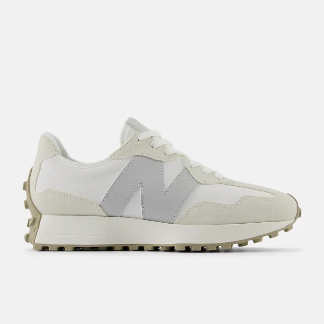 NEW BALANCE 327 女鞋 休閒鞋 運動鞋 海鹽灰 皮革 麂皮 B楦 NB 雙11(WS327KE)