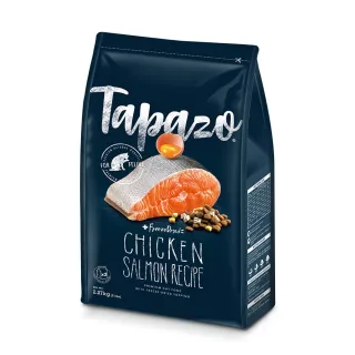 【TAPAZO 特百滋】凍乾雙饗宴-成幼貓低敏鮭魚配方 5磅(新舊包裝隨機出貨)