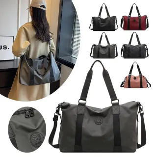 【samore】大容量旅行袋 防潑水｜多功能收納斜背行李包｜登機包健身包兩用｜輕量減壓手提側背