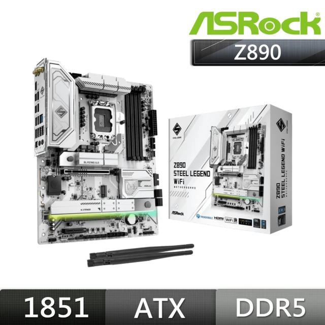 ASRock 華擎 Z890 STEEL LEGEND WIFI ATX INTEL主機板