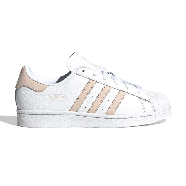 adidas 愛迪達 Superstar 女鞋 粉白色 運動 三葉草 貝殼頭 小白鞋 愛迪達 皮革 復古 休閒鞋 IG4540