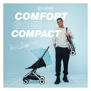 【Cybex 官方直營】Orfeo 輕便可平躺登機嬰兒推車(登機推車)