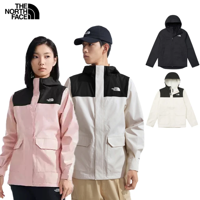 The North Face 官方旗艦 雙11限定組-男女款防水透氣連帽衝鋒衣(多款任選)