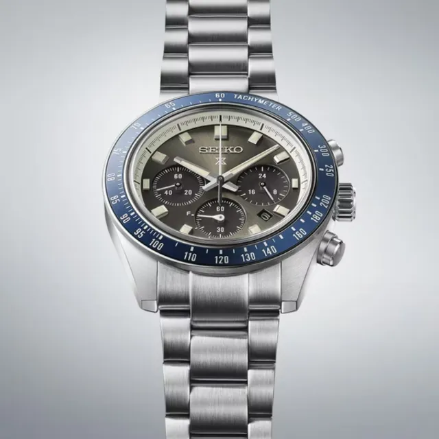 【SEIKO 精工】Prospex SPEEDTIMER 熊貓 太陽能計時腕錶-41.4mm(SSC939P1 / V192-0AH0Z)