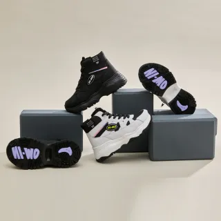 【MOONSTAR 月星】NI-MO防水短靴(白黑、黑)