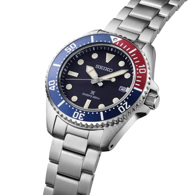 【SEIKO 精工】PROSPEX系列 防水200米 太陽能潛水腕錶 618 週年慶 畢業禮物 (SNE595P1/V157-00A0B)