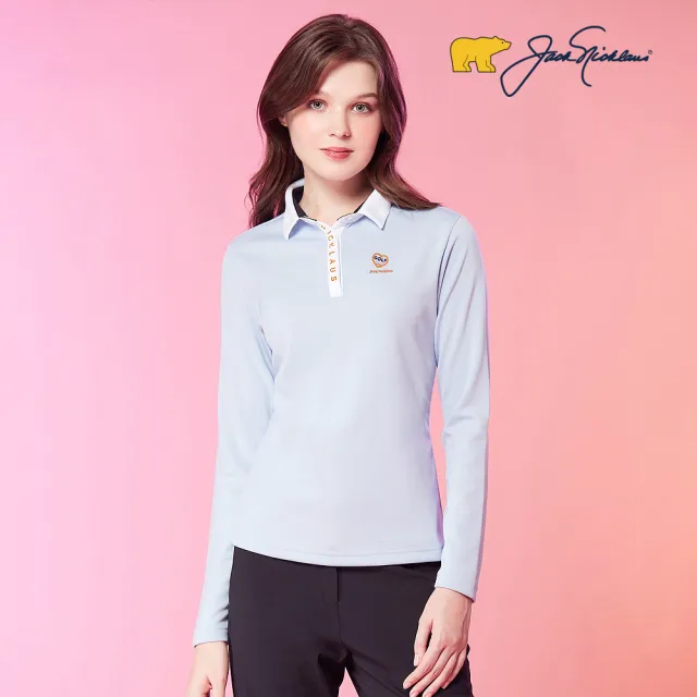 【Jack Nicklaus 金熊】GOLF女款吸濕排汗POLO衫/高爾夫球衫(藍色)（其他規格）