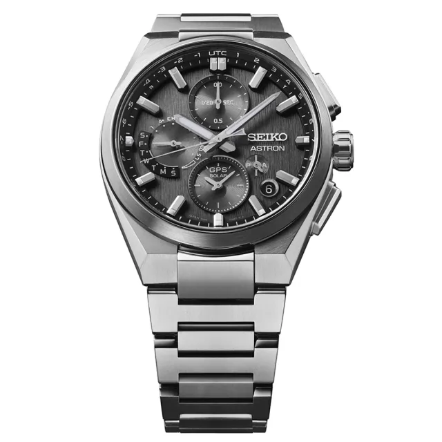 【SEIKO 精工】Astron系列 GPS 鈦金屬 太陽能計時腕錶 錶 手錶 送禮 (SSH163J1/5X83-0AE0D)