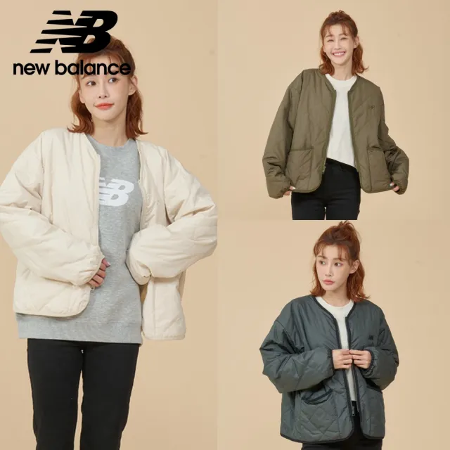 【NEW BALANCE】NB 菱格輕薄防潑水外套_女性_WJ43517ACK_WJ43517DMO_WJ43517LIN(美版 版型偏大)