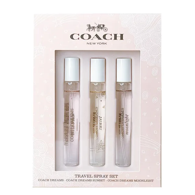 【COACH】淡香精香水筆7.5ml x3入組禮盒 -逐夢+逐夢暮光+逐夢月光(專櫃公司貨)