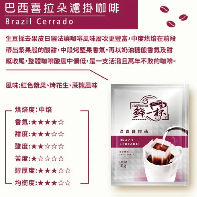 【鮮一杯】產區嚴選大濾掛綜合分享盒X2盒(10gx60包/盒)